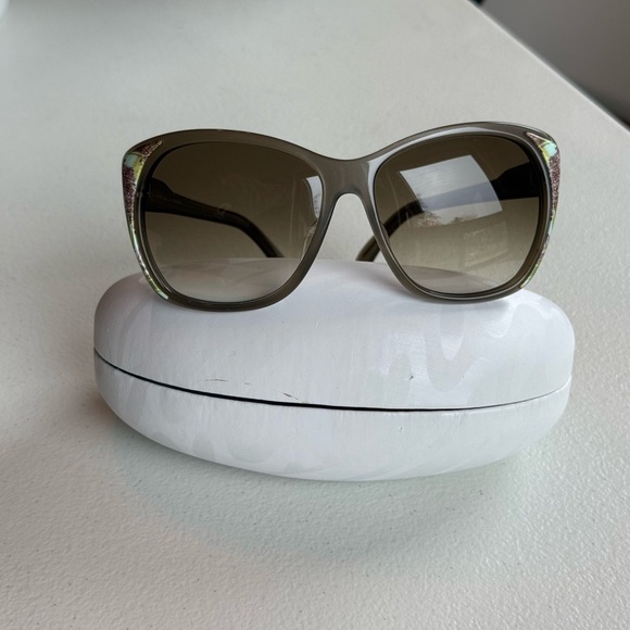 Beautiful Emilio Pucci Green Sunglasses!! - Picture 5 of 5